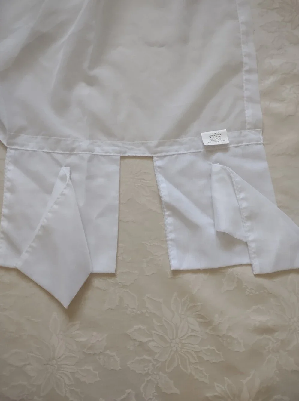 White Sheer Voile Twisted Window Curtains